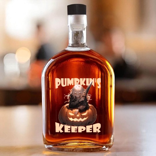 Pumpkin's Keeper Evil Killer Anime Jack O Lantern Whiskey Bottles
