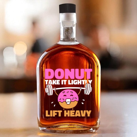Fitness Donut Donut Gym Whiskey Bottles