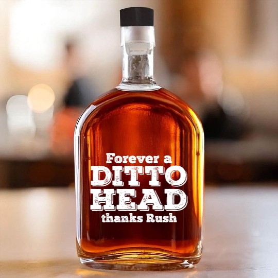 Ditto Head Rush Tribute Whiskey Bottles