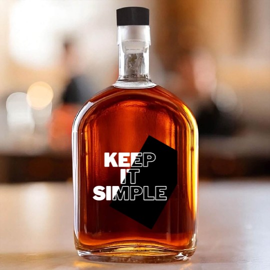 Simply Elegant: Keep It Simple Design Whiskey Bottles