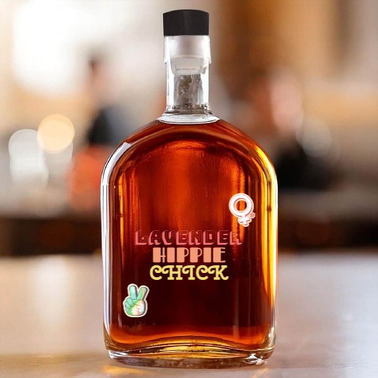 Aromatherapy Lavender Hippie Chick Whiskey Bottles