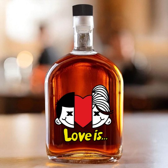 love is love Whiskey Bottles