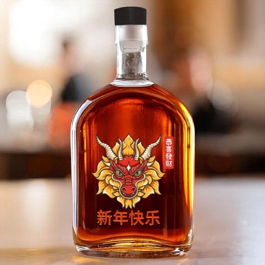 Chinese Dragon Whiskey Bottles