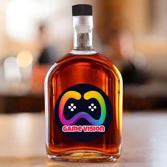 Game Vision Official YouTube Channel Logo Whiskey Bottles
