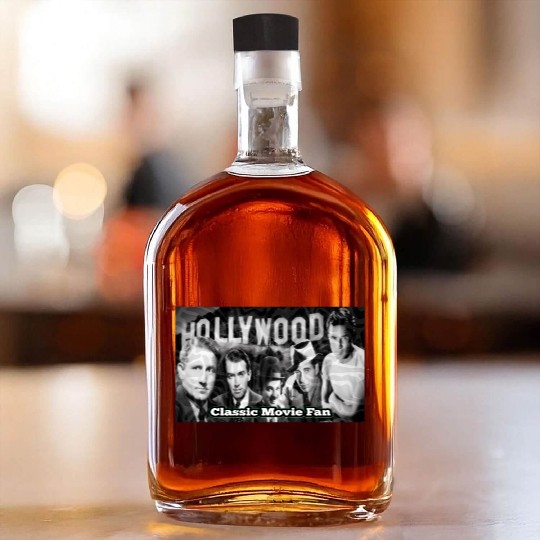 Classic Hollywood Movie Fan Whiskey Bottles