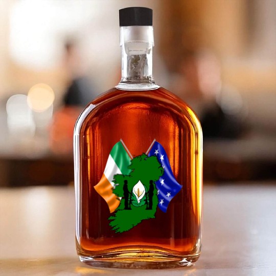 Irish Easter Lily - Designed in Ireland Whiskey Bottles