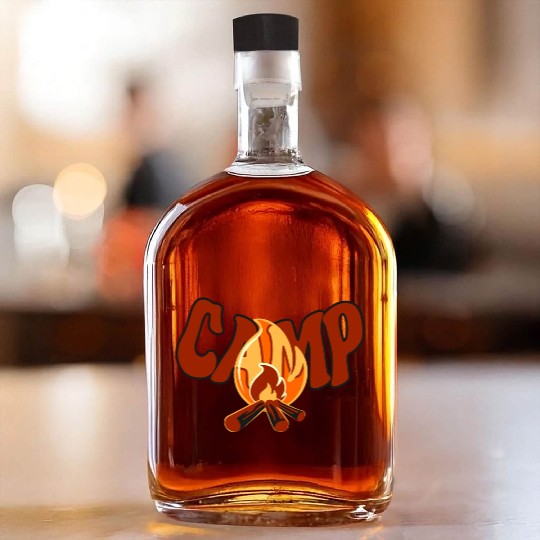 a campfire icon Whiskey Bottles