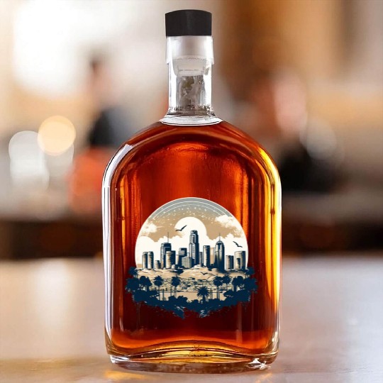 Los Angeles - City of Angels Whiskey Bottles