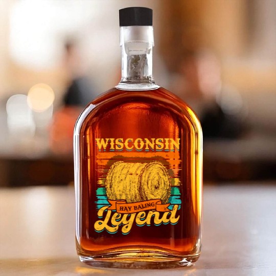 Hay Bale Farming Wisconsin Hay Baling Legend Whiskey Bottles