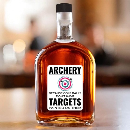 Archery Targets Archer Bullseye Shooting Sport Whiskey Bottles