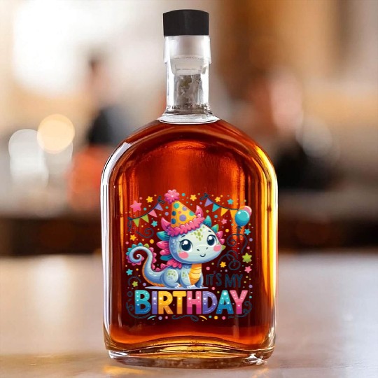 Its My Birthday Sweet Birthday Dragon Whiskey Bottles