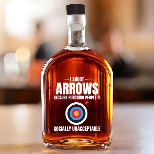 Archery Targets Archer Bullseye Shooting Sport Whiskey Bottles