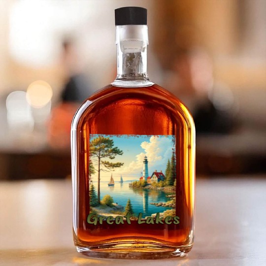 Great Lakes USA - Sailing and Motorboating Whiskey Bottles
