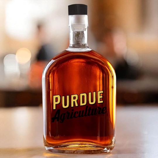 Purdue Agriculture Whiskey Bottles
