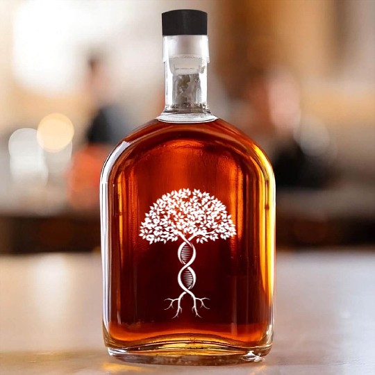 Genealogy Tree Family Ancestry Lineage Genealogist Whiskey Bottles