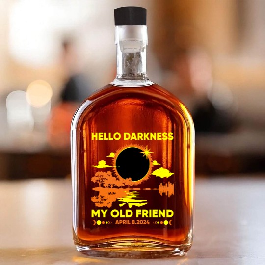 Hello Darkness My Old Friend - April 8th 2024 Whiskey Bottles