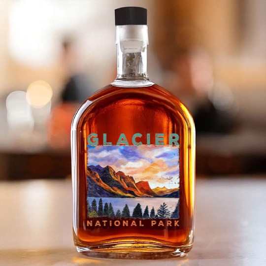 Glacier National Park US Montana parks Whiskey Bottles
