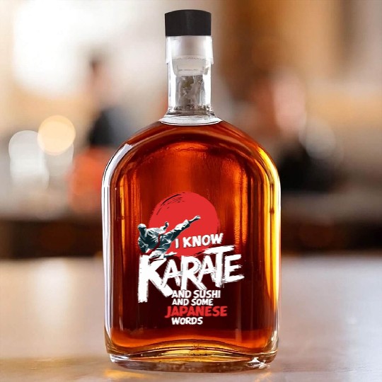 Kung Fu Chinese Kung Fu Asian Kung Fu Self defense Whiskey Bottles