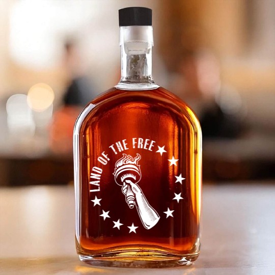 Land of The Free Whiskey Bottles
