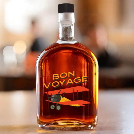 Bon Voyage Whiskey Bottles