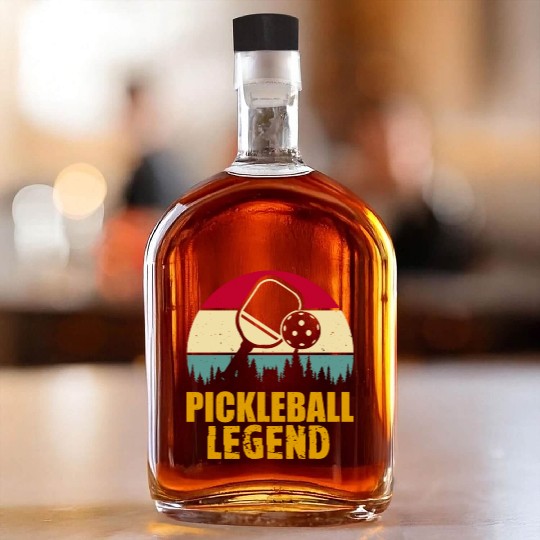 Pickleball legend Whiskey Bottles