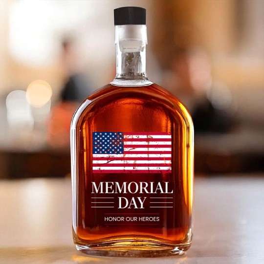Memorial Day Whiskey Bottles