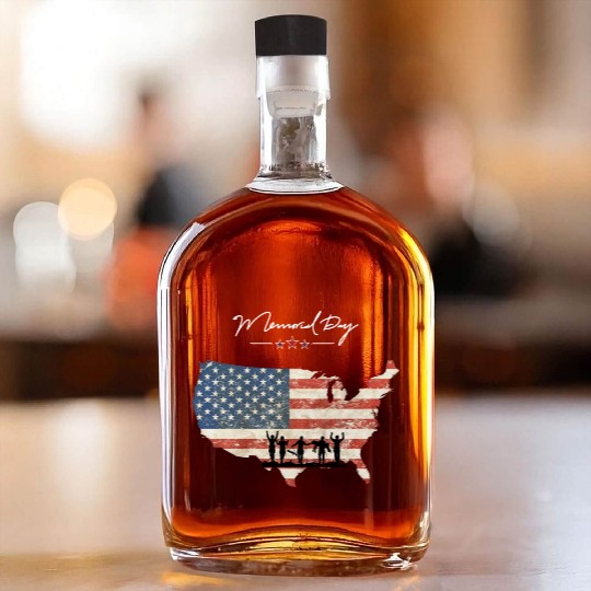 Memorial Day Whiskey Bottles