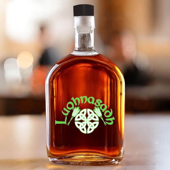 Irish Lughnasadh Festival Celtic Knot Whiskey Bottles