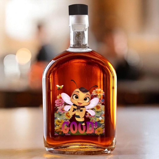 Kim Bee Good among the flowers Whiskey Bottles