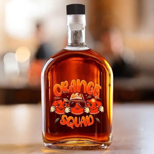 Orange Citrus Fruit Lover Orange Squad Meme Whiskey Bottles