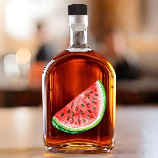 Watermelon Clipart - Fresh Summer Fruit Designs, Whiskey Bottles