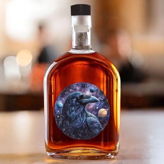 Celestial Raven Clipart Clipart, Crow Bird Witch Whiskey Bottles