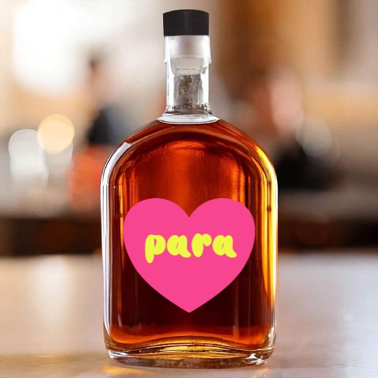 Para Paraprofessional Teacher Assistant Special Whiskey Bottles