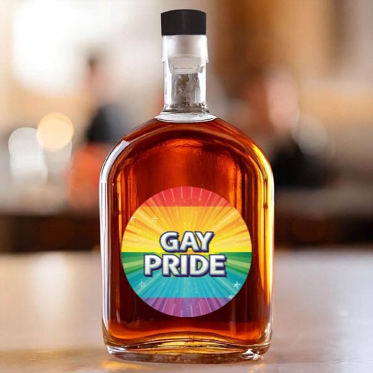 LGBTQ Gay Pride Whiskey Bottles