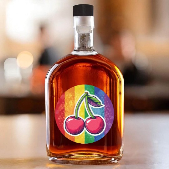 LGBTQ Cherry Whiskey Bottles