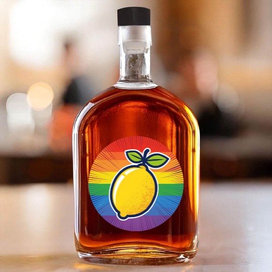 LGBTQ Lemon Whiskey Bottles