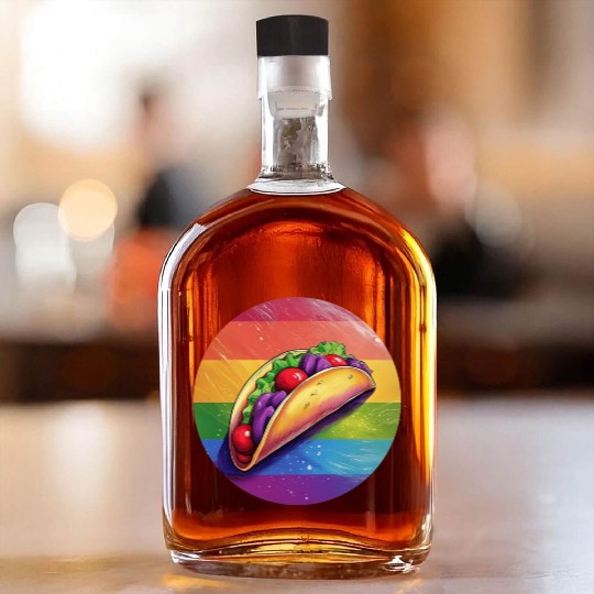 LGBTQ Taco Whiskey Bottles