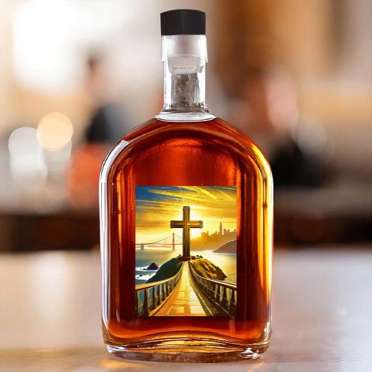 San Francisco Catholic Whiskey Bottles