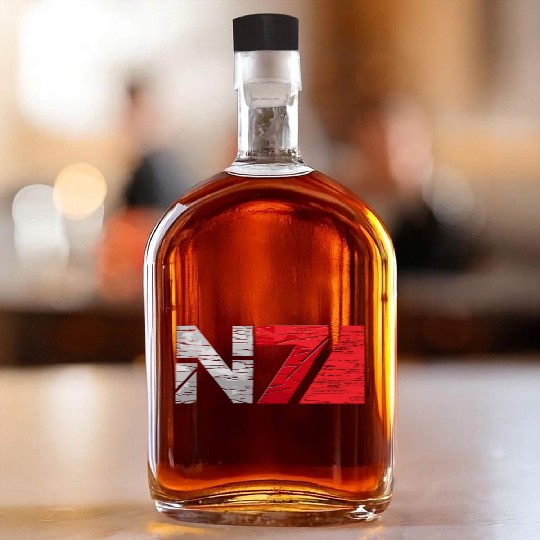 Mass Effect N7 Essential Whiskey Bottles