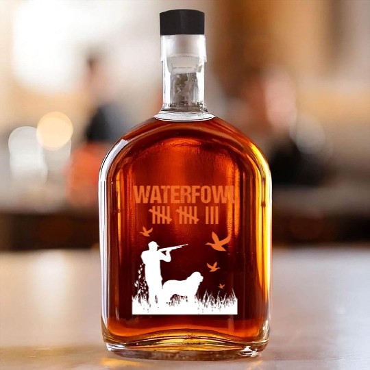 Funny Waterfowl Hunting Score Card Duck Hunting Whiskey Bottles