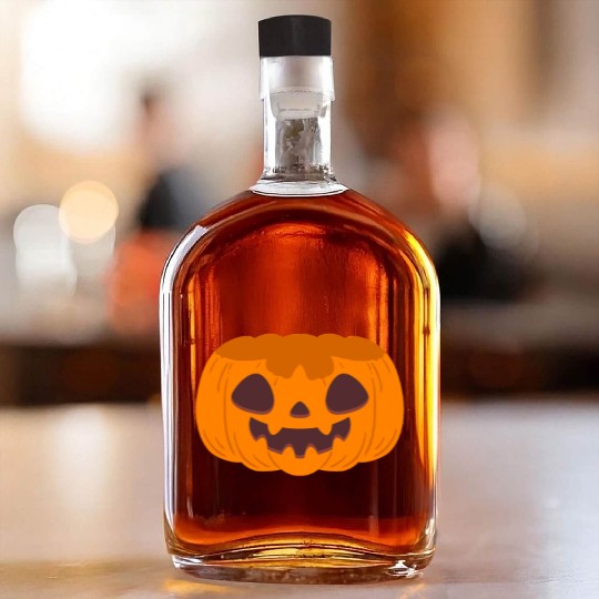 Halloween Pumpkin Whiskey Bottles