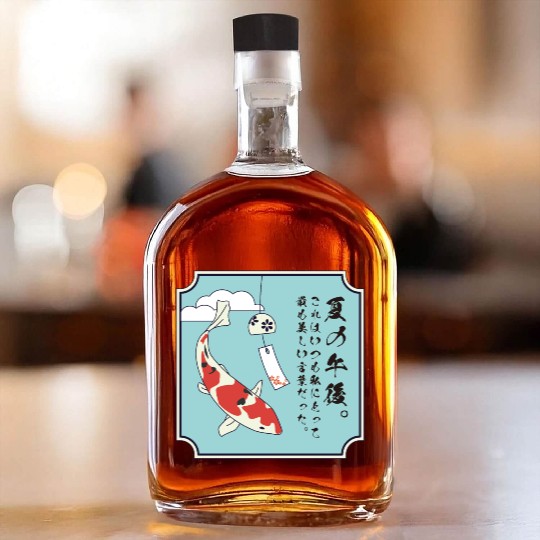 Japanese Summer in the sky Whiskey Bottles