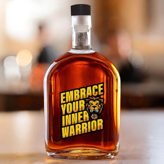 Embrace Your Inner Warrior Whiskey Bottles