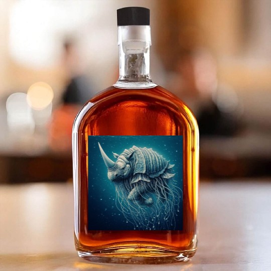 The jellyfish-rhino Whiskey Bottles