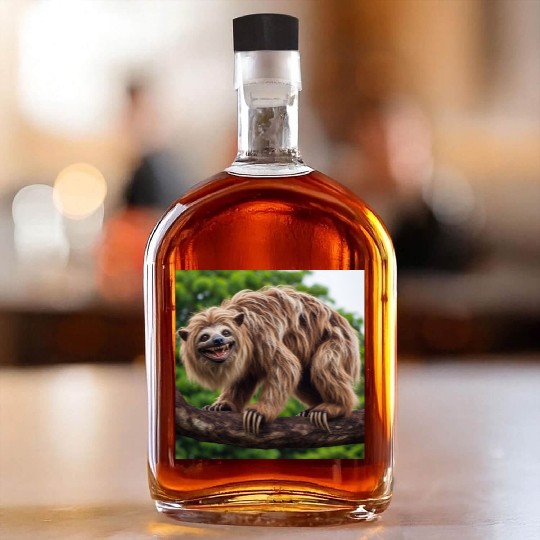 The hyena-sloth Whiskey Bottles