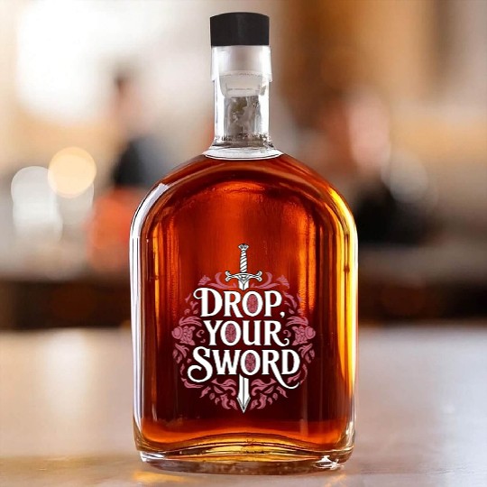 Drop. Your. Sword. - The Princess Bride Inspired Whiskey Bottles