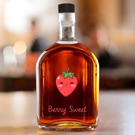 Berry Cute Strawberry Whiskey Bottles