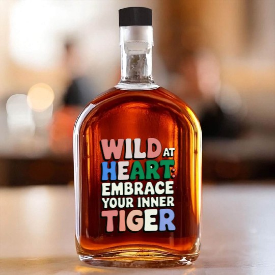 Wild at Heart Embrace : Your Inner Tiger Whiskey Bottles