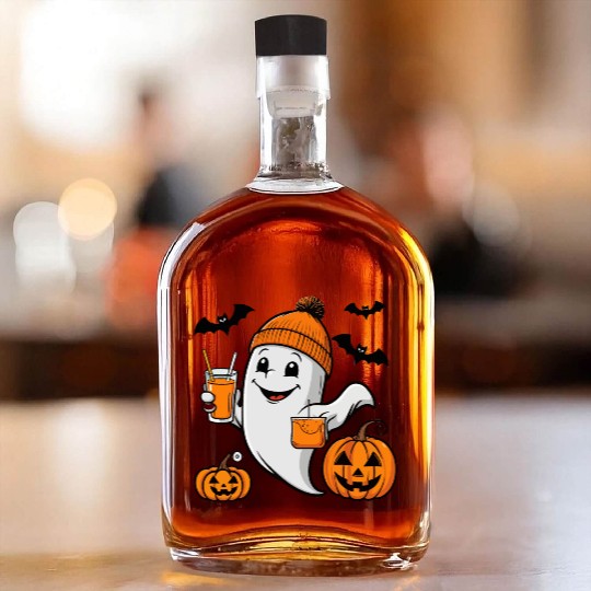 halloween Whiskey Bottles