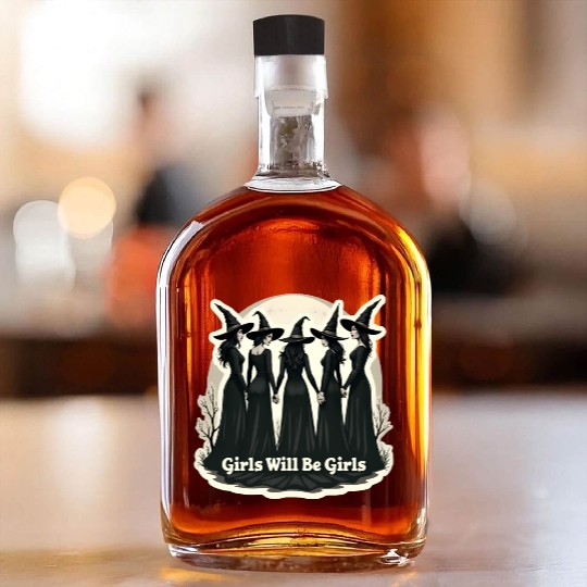 Girls Will Be Girls Whiskey Bottles
